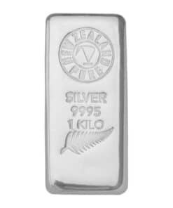 1kg NZ Pure Silver Cast Bar