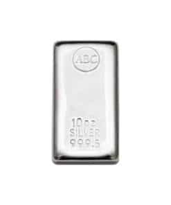 10oz ABC Bullion Cast Bar Silver