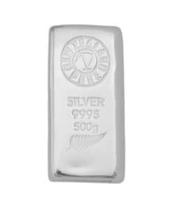 500g NZ Pure Silver Cast Bar