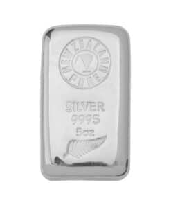 5 oz NZ Pure Silver Cast Bar