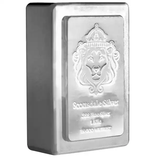 1 kg Scottsdale Mint Silver Stacker Bar - Image 2
