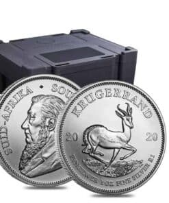 1 oz South African Silver Krugerrand Coin – Backdated