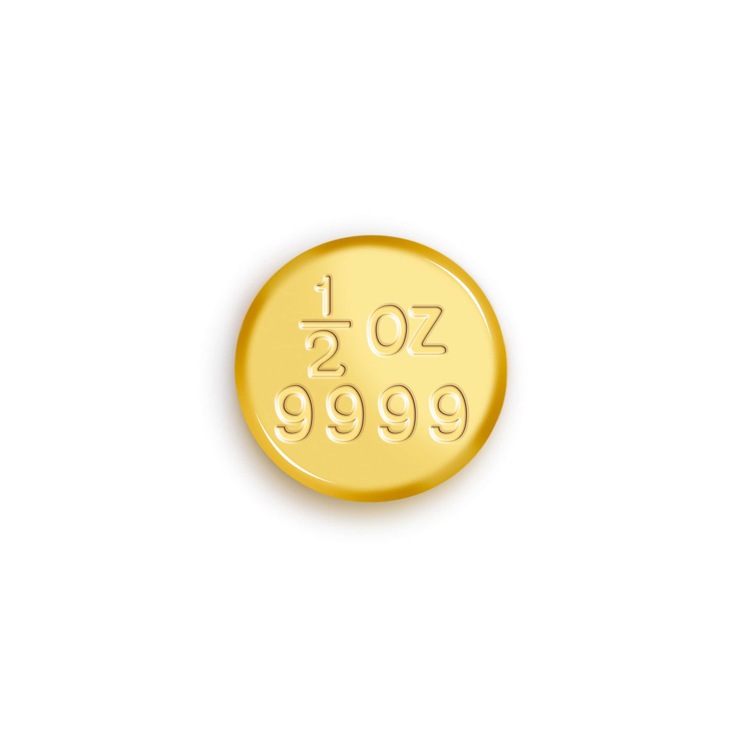 1/2oz ABC Bullion Gold Cast Bar 999.9 - Image 2