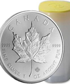 1 oz Canadian Silver Maple Leaf Coin – Current Year